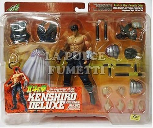 FIST OF THE NORTH STAR 199X VIOLENCE: KENSHIRO DELUXE XEBEC TOYS VERSIONE CAPPA BIANCA